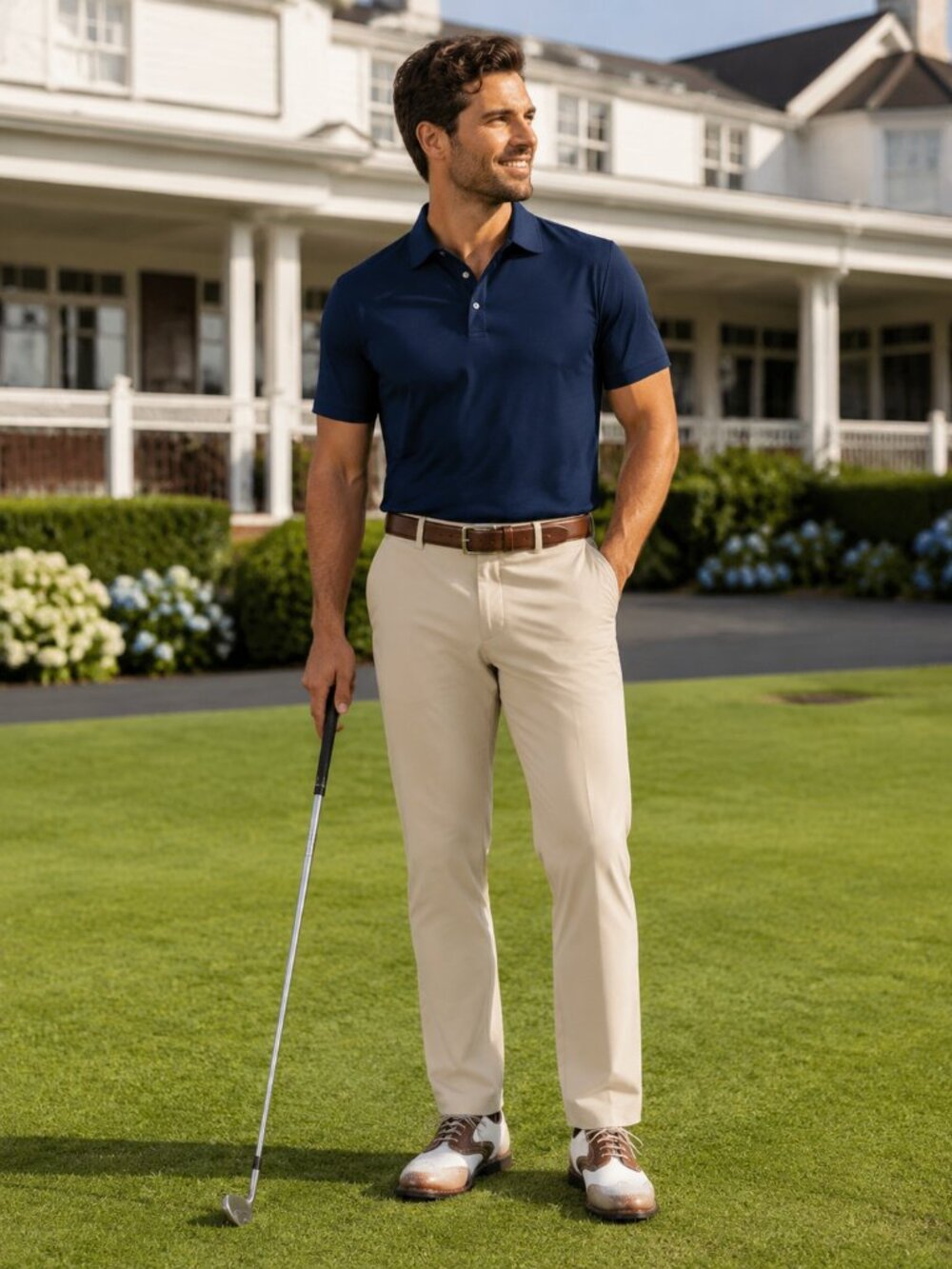 FootJoy Men’s 36x30 Khaki Stretch Performance Golf Pants qse